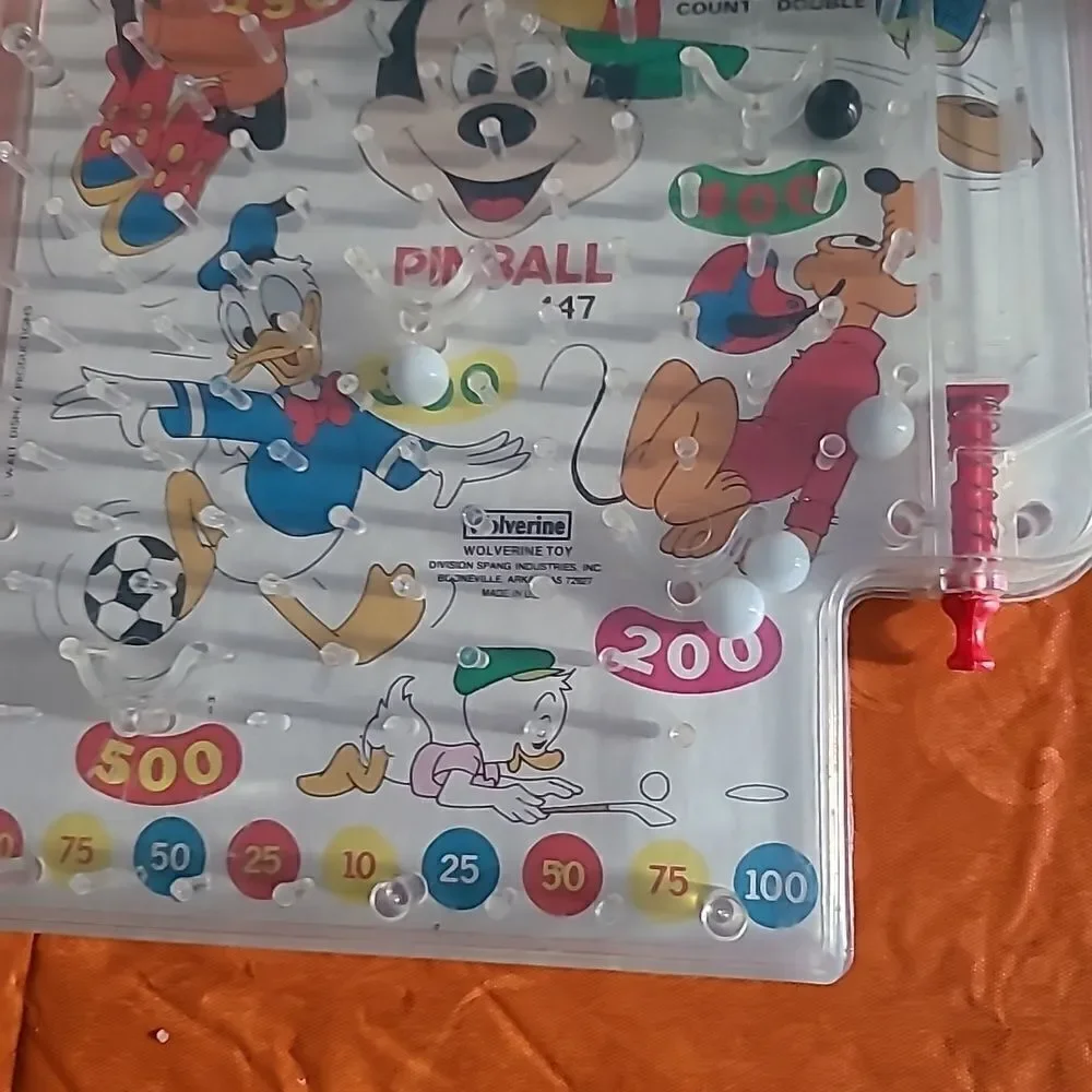Vintage Mickey Mouse  Pinball Game